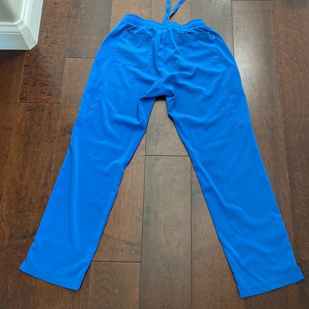 Pure scrub bottoms color blue size S - Picture 7 of 7
